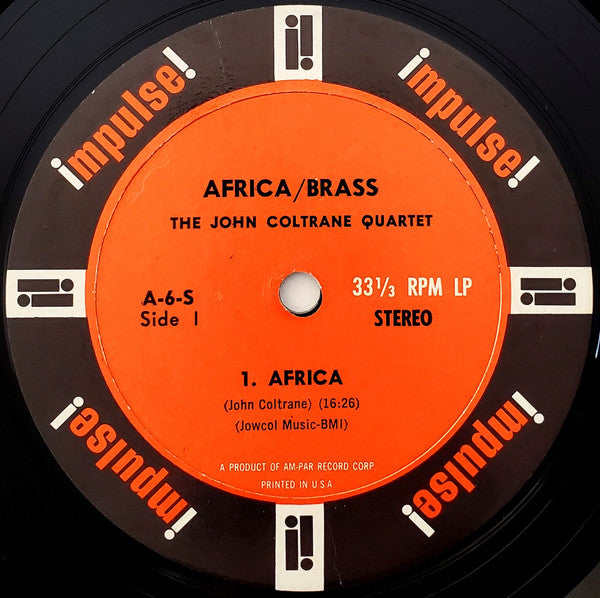 The John Coltrane Quartet : Africa/Brass (LP, Album)