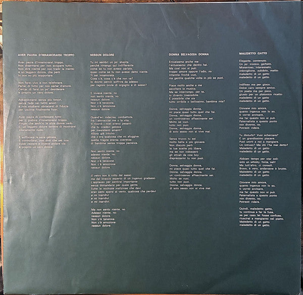 Lucio Battisti : Una Donna Per Amico (LP, Album)