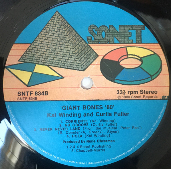 Kai Winding And Curtis Fuller ~ Giant Bones '80' (Vinyl) - Djungel & Jazz