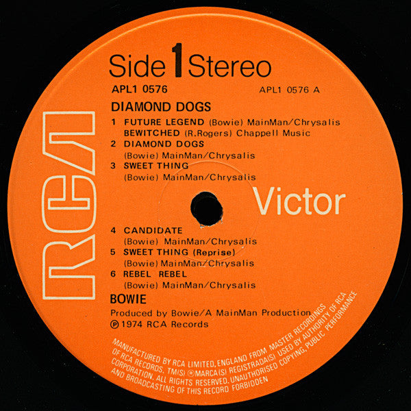 Bowie ~ Diamond Dogs (Vinyl) - Djungel & Jazz