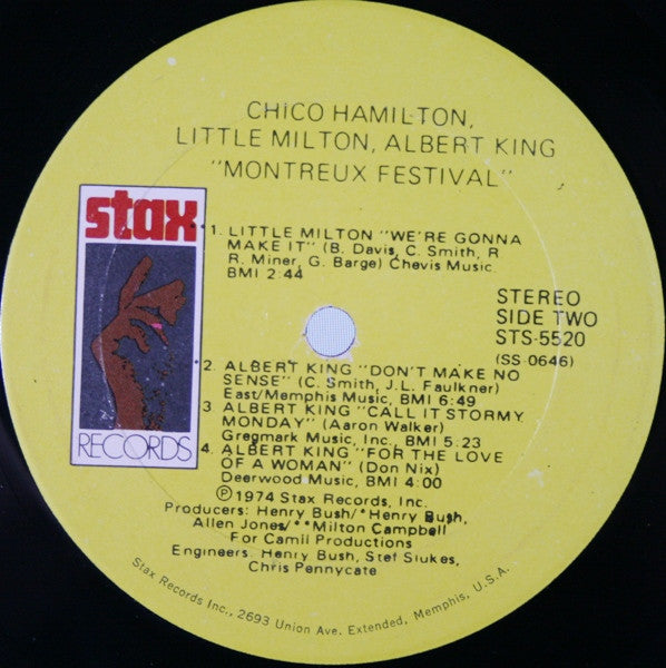 Albert King / Chico Hamilton / Little Milton ~ Montreux Festival (Vinyl) - Djungel & Jazz