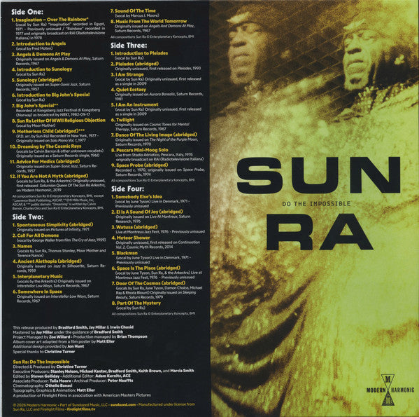 Sun Ra ~ Do The Impossible: Original Soundtrack To The Documentary (Vinyl) - Djungel & Jazz