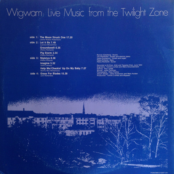 Wigwam (3) : Live Music From The Twilight Zone (2xLP, Album)