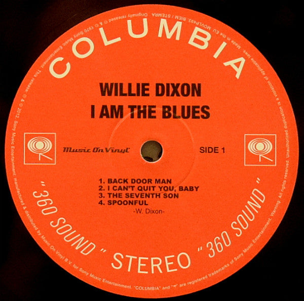 Willie Dixon ~ I Am The Blues (Vinyl) - Djungel & Jazz