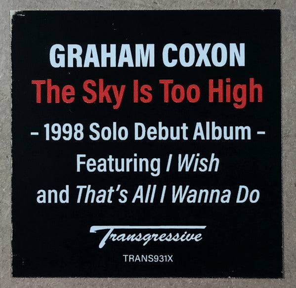 Graham Coxon ~ The Sky Is Too High (Vinyl) - Djungel & Jazz