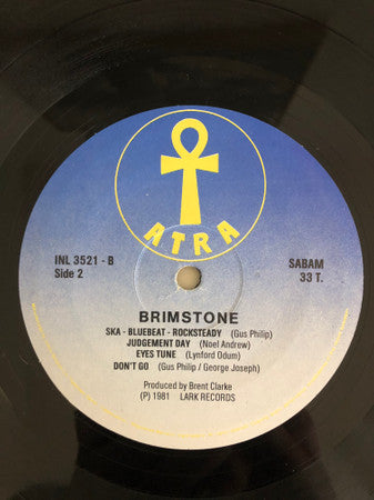 Brimstone (3) : Jah See And Know (LP, Album)