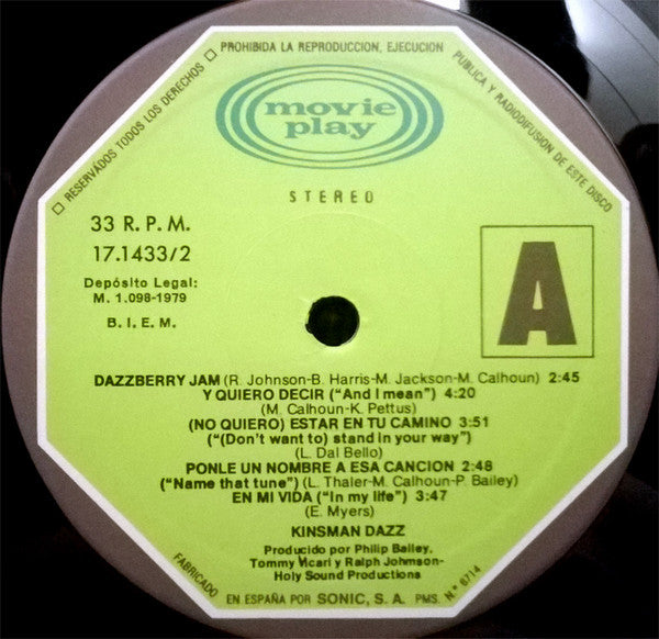 Kinsman Dazz : Kinsman Dazz (LP, Album)