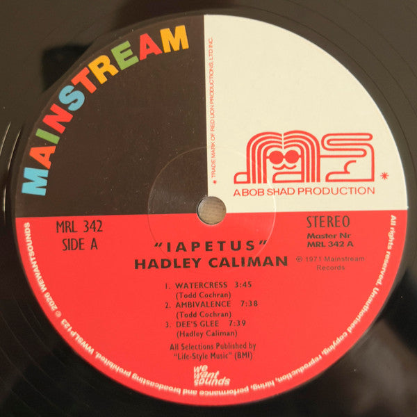 Hadley Caliman ~ Iapetus (Vinyl) - Djungel & Jazz