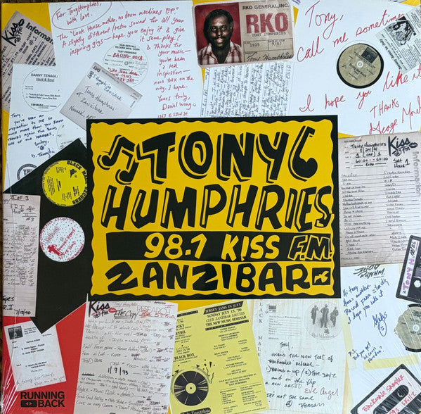 Tony Humphries ~ Running Back Mastermix: The Kiss FM Zanzibar Years (Part One) (Vinyl) - Djungel & Jazz