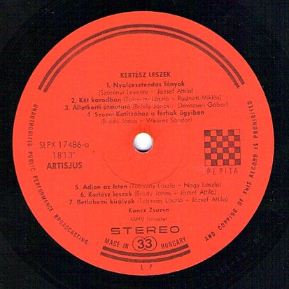 Zsuzsa Koncz : Kertész Leszek (LP, Album, Non)