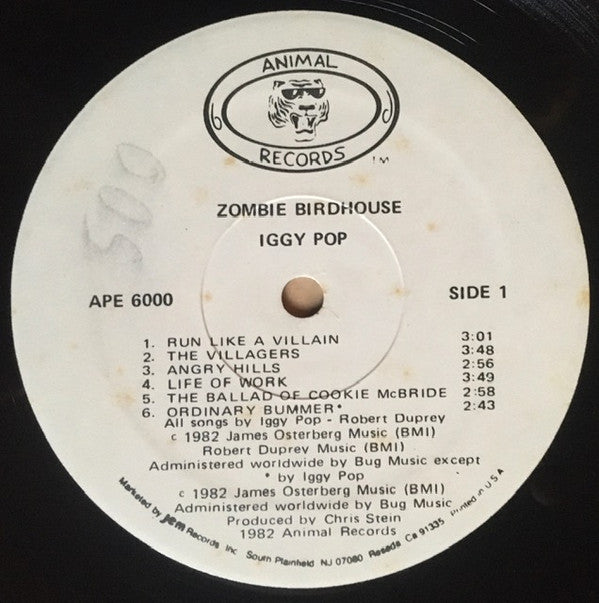 Iggy Pop : Zombie Birdhouse (LP, Album)