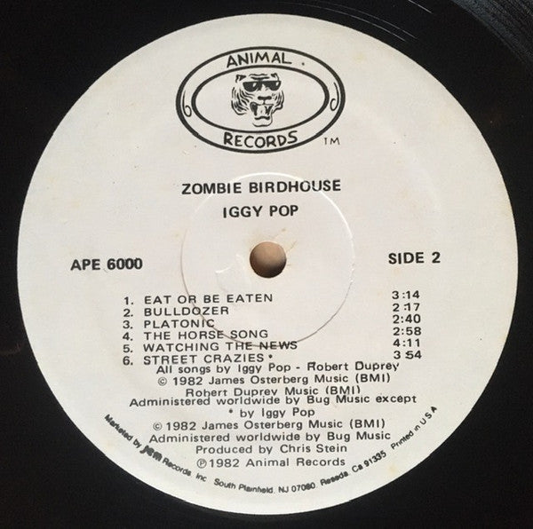 Iggy Pop : Zombie Birdhouse (LP, Album)