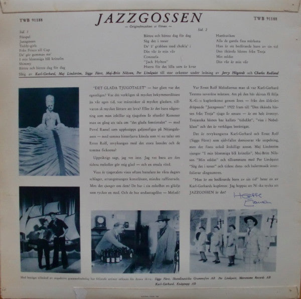Various ~ Jazzgossen (Vinyl) - Djungel & Jazz