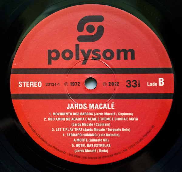 Jards Macalé : Jards Macalé (LP, RE, RM, 180)