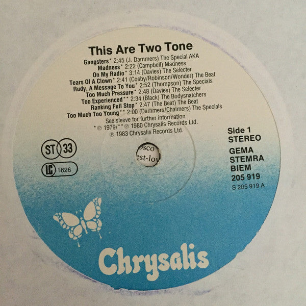Various ~ This Are Two Tone (Vinyl) - Djungel & Jazz
