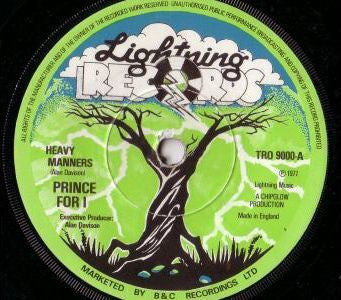 Prince Far I : Heavy Manners (7")