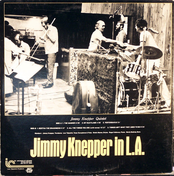 Jimmy Knepper Quintet ~ Jimmy Knepper In L.A. (Vinyl) - Djungel & Jazz