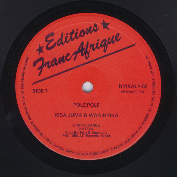 Issa Juma & Super Wanyika Stars ~ Pole Pole (Vinyl) - Djungel & Jazz