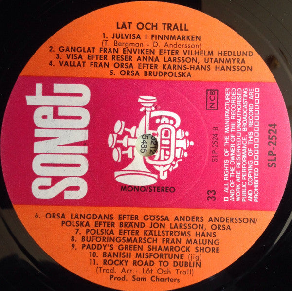 Låt & Trall : Låt & Trall (LP, Album)
