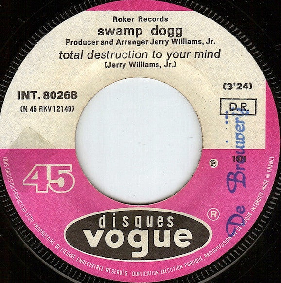 Swamp Dogg ~ Total Destruction To Your Mind (Vinyl) - Djungel & Jazz