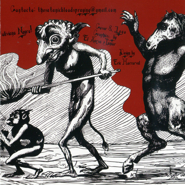 Satanic Bloodspraying ~ At The Mercy Of Satan (Vinyl) - Djungel & Jazz