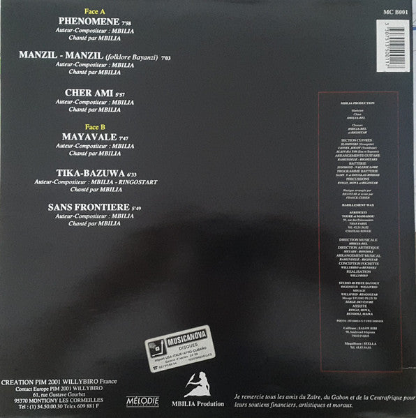 La Reine Cléophâtre Mbilia Bel ~ Phénomene (Vinyl) - Djungel & Jazz