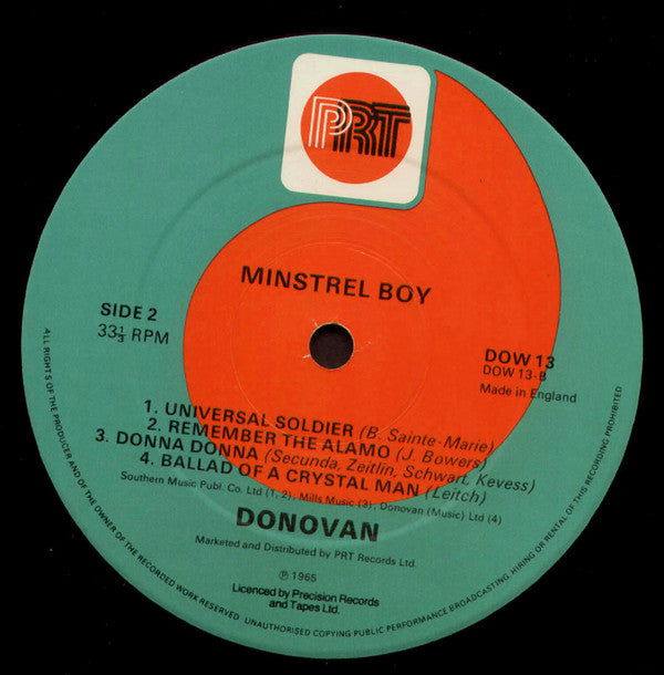 Donovan ~ Minstrel Boy (Vinyl) - Djungel & Jazz
