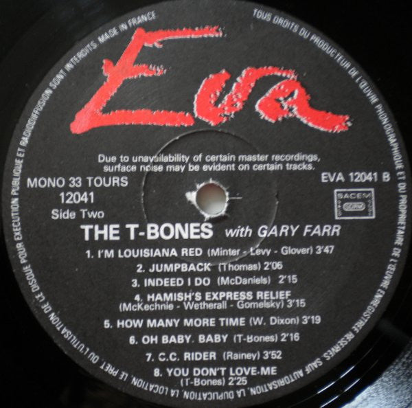 The T-Bones (2) With Gary Farr (2) : Dem Bones Dem Bones Dem T-Bones (LP, Comp)