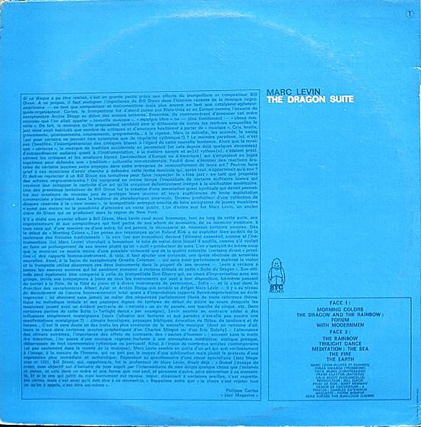 Marc Levin And His Free Unit : The Dragon Suite (LP, Album)
