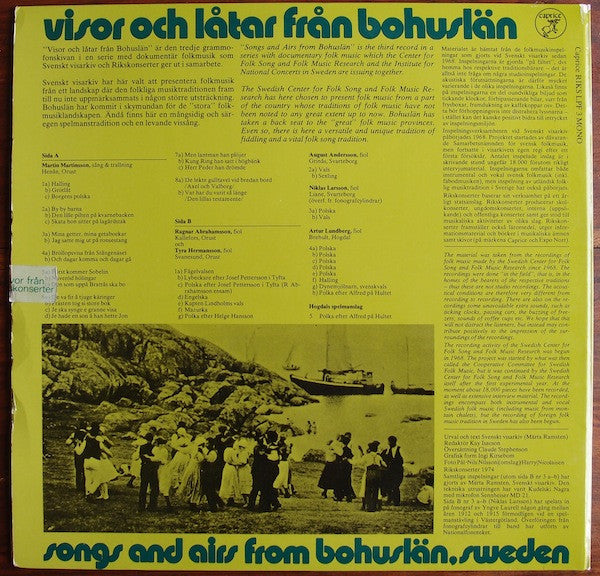 Various ~ Visor Och Låtar Från Bohuslän (Vinyl) - Djungel & Jazz