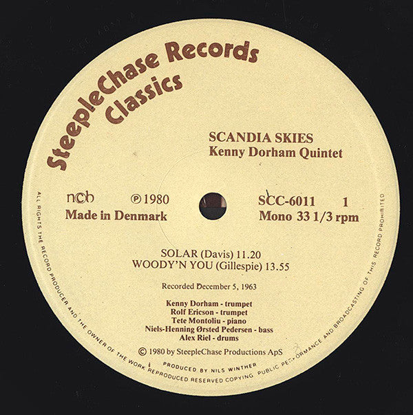 The Kenny Dorham Quintet ~ Scandia Skies (Vinyl) - Djungel & Jazz