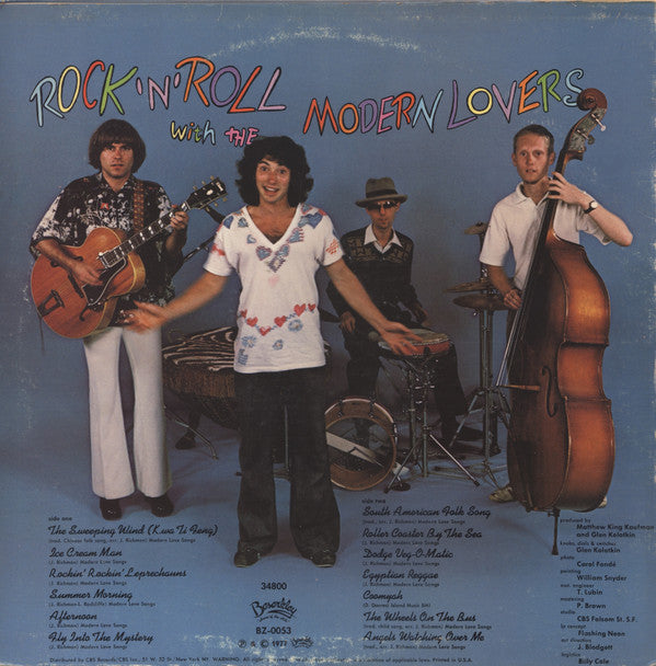 The Modern Lovers ~ Rock N Roll With The Modern Lovers (Vinyl) - Djungel & Jazz