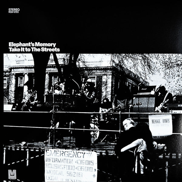 Elephant's Memory* : Take It To The Streets (LP, Album, RE, RM, Cle)
