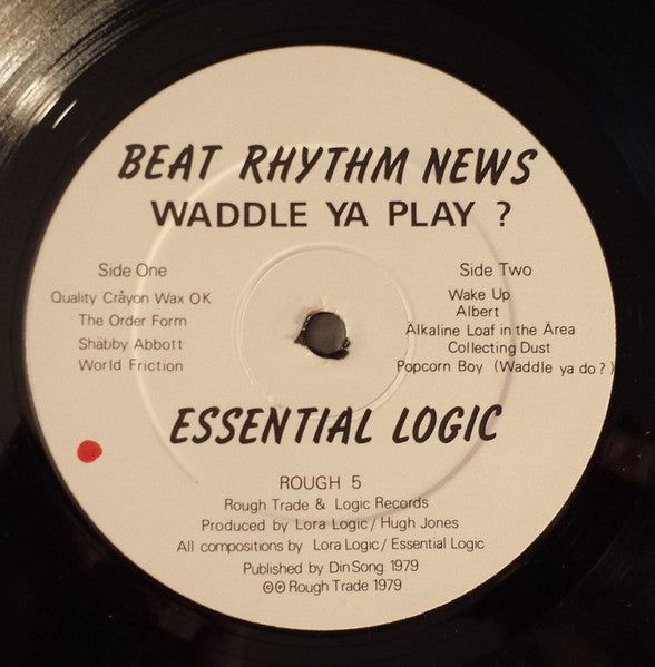 Essential Logic : Beat Rhythm News - Waddle Ya Play ? (LP, Album)