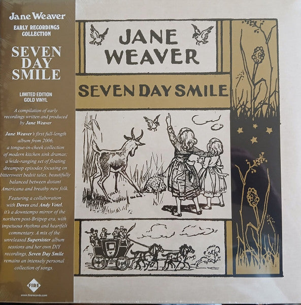 Jane Weaver : Seven Day Smile (LP, Album, Ltd, Gol)