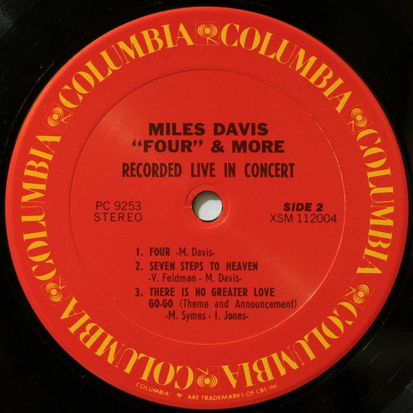 Miles Davis ~ 'Four' & More - Recorded Live In Concert (Vinyl) - Djungel & Jazz