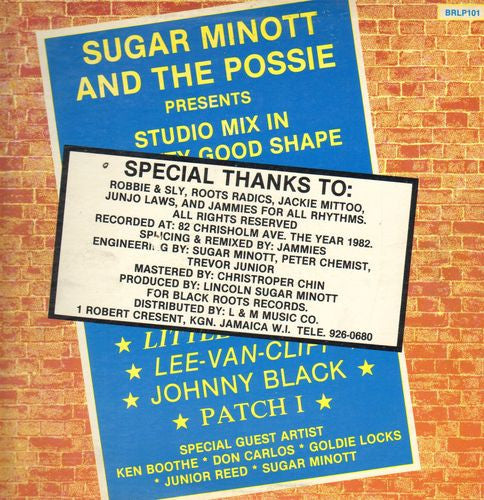Sugar Minott And Youth Promotion Possie : Presents Studio Mix In A Pretty Good Shape (LP)