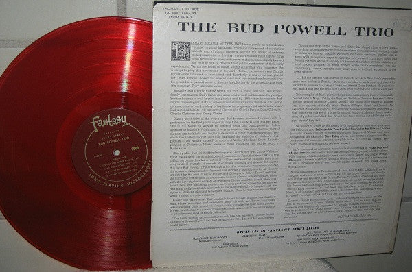 The Bud Powell Trio : The Bud Powell Trio (LP, Album, Mono, RE, Red)