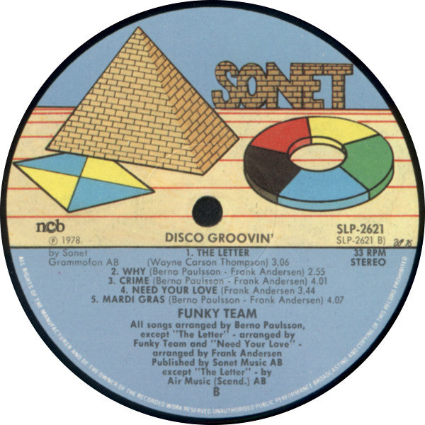 Funky Team (2) : Disco Groovin' (LP, Album)