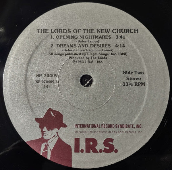 The Lords Of The New Church ~ Live For Today (Vinyl) - Djungel & Jazz