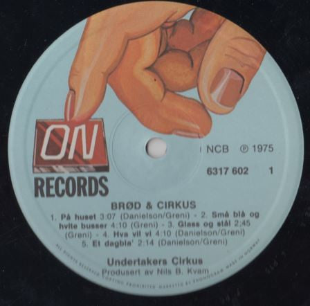 Undertakers Circus ~ Brød & Cirkus (Vinyl) - Djungel & Jazz