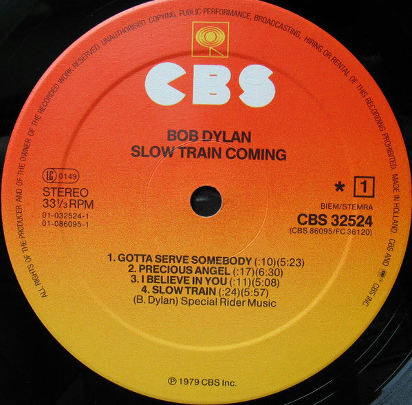 Bob Dylan ~ Slow Train Coming (Vinyl) - Djungel & Jazz