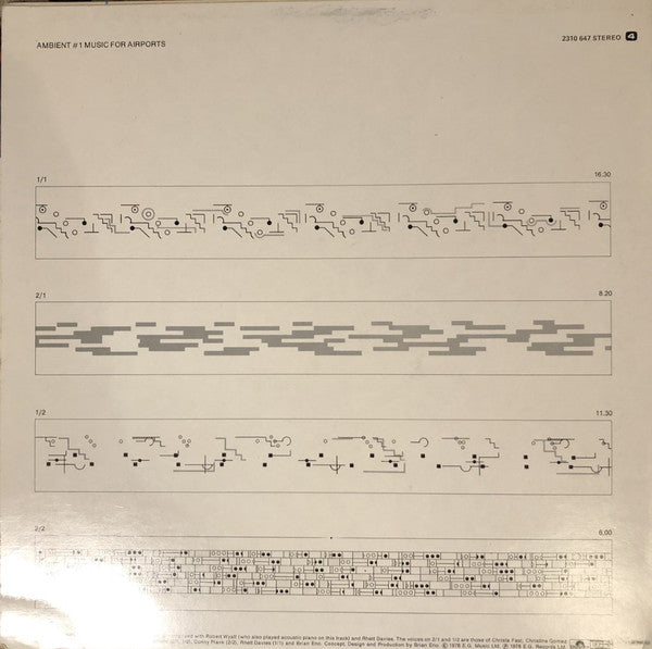 Brian Eno : Ambient 1 (Music For Airports) (LP, Album)