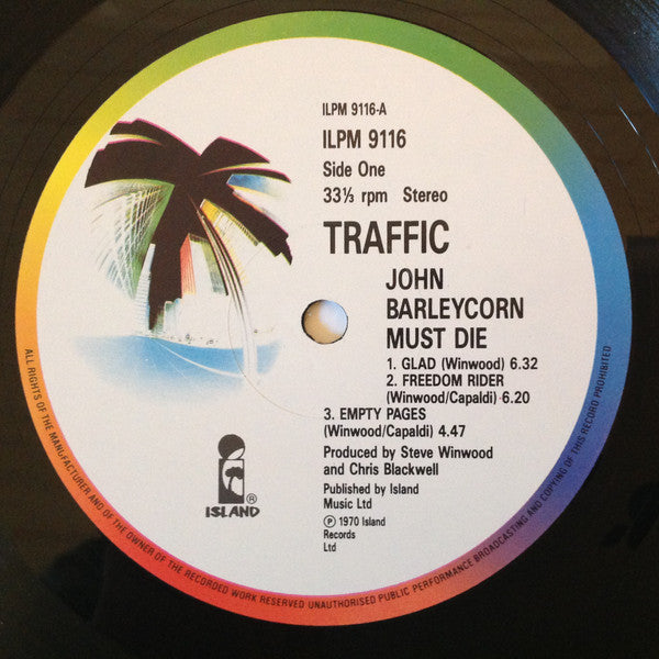 Traffic ~ John Barleycorn Must Die (Vinyl) - Djungel & Jazz