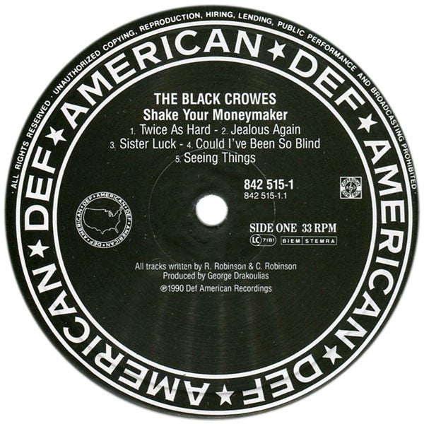 The Black Crowes ~ Shake Your Money Maker (Vinyl) - Djungel & Jazz