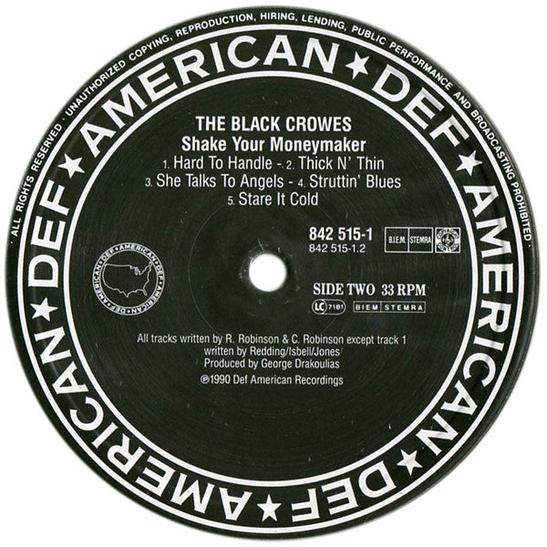 The Black Crowes ~ Shake Your Money Maker (Vinyl) - Djungel & Jazz