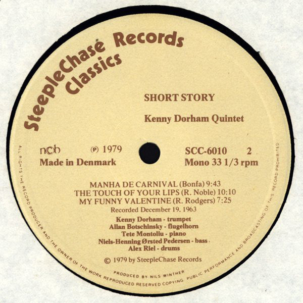 Kenny Dorham ~ Short Story (Vinyl) - Djungel & Jazz