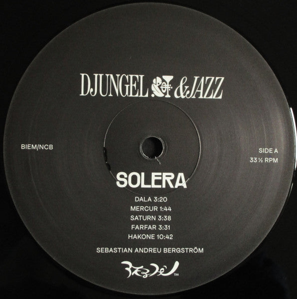 Sebastian Andreu Bergström* : Solera (LP, Album)