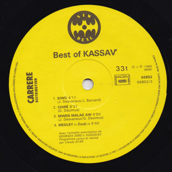 Kassav' ~ Best Of Kassav' (Vinyl) - Djungel & Jazz