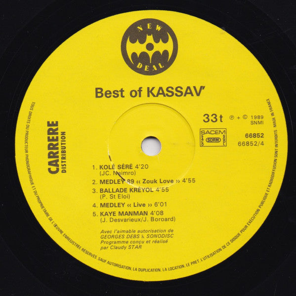 Kassav' ~ Best Of Kassav' (Vinyl) - Djungel & Jazz